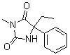 structure of CAS# 50-12-4, (±)-Mephenytoin