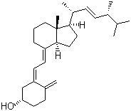 structure of CAS# 50-14-6, Vitamin D2