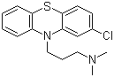 structure of CAS# 50-53-3, 氯丙嗪