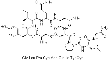 structure of CAS# 50-56-6, Oxytocin