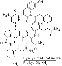 CAS 登录号：50-57-7, 赖氨加压素