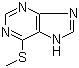 structure of CAS# 50-66-8, 6-(Methylthio)purine