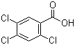 2,4,5-Trichlorobenzoic acid molecular structure (CAS 50-82-8)