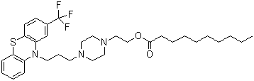 structure of CAS# 5002-47-1, 癸氟奋乃静