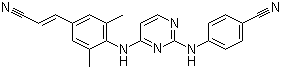 CAS # 500287-72-9, Rilpivirine, R 278474, TMC 278, 4-[[4-[[4-[(1E)-2-Cyanoethenyl]-2,6-dimethylphenyl]amino]-2-pyrimidinyl]amino]benzonitrile