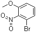 3-溴-2-硝基苯甲醚分子结构 (CAS 500298-30-6)
