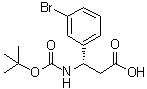 CAS # 500770-76-3, (betaS)-3-Bromo-beta-[[(1,1-Dimethylethoxy)carbonyl]amino]benzenepropanoic acid