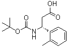 structure of CAS# 500770-86-5, (betaR)-beta-[[叔丁氧羰基]氨基]-2-甲基苯丙酸