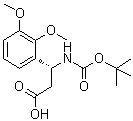 (betaR)-beta-[[叔丁氧羰基]氨基]-2,3-二甲氧基苯丙酸分子结构 (CAS 500788-92-1)