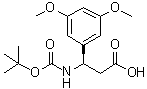 CAS # 500788-94-3, (betaR)-beta-[[(1,1-Dimethylethoxy)carbonyl]amino]-3,5-dimethoxybenzenepropanoic acid