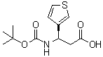 CAS # 500788-99-8, (betaR)-beta-[[(1,1-Dimethylethoxy)carbonyl]amino]-3-thiophenepropanoic acid