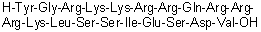 CAS # 500992-11-0, L-Tyrosylglycyl-L-arginyl-L-lysyl-L-lysyl-L-arginyl-L-arginyl-L-glutaminyl-L-arginyl-L-arginyl-L-arginyl-L-lysyl-L-leucyl-L-seryl-L-seryl-L-isoleucyl-L-alpha-glutamyl-L-seryl-L-alpha-aspartyl-L-valine, Tat-NR2B9c