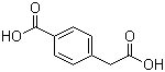 structure of CAS# 501-89-3, 4-Carboxyphenylacetic acid
