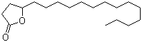 structure of CAS# 502-26-1, 5-Tetradecyldihydro-2(3H)-furanone