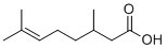 structure of CAS# 502-47-6, Citronellic acid