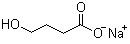 4-Hydroxybutanoic acid sodium salt molecular structure (CAS 502-85-2)