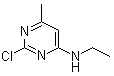 2-Chloro-N-ethyl-6-methyl-4-pyrimidinamine molecular structure (CAS 502141-81-3)