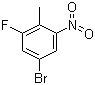 4-溴-2-氟-6-硝基甲苯分子结构 (CAS 502496-34-6)