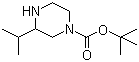 structure of CAS# 502649-32-3, 1-Boc-3-isopropylpiperazine