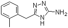 5-(2-甲基苄基)-4H-1,2,4-三唑-3-胺分子结构 (CAS 502685-45-2)