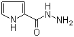 1H-吡咯-2-甲酰肼分子结构 (CAS 50269-95-9)