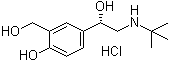(S)-沙丁胺醇盐酸盐分子结构 (CAS 50293-91-9)