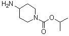 structure of CAS# 502931-34-2, 4-Amino-1-piperidinecarboxylic acid 1-methylethyl ester