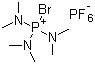 溴代三(二甲基氨基)磷鎓六氟磷酸盐分子结构 (CAS 50296-37-2)