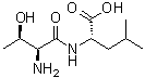 L-苏氨酰-L-亮氨酸分子结构 (CAS 50299-12-2)