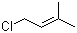 structure of CAS# 503-60-6, 1-氯-3-甲基-2-丁烯