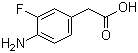 structure of CAS# 503315-77-3, 4-氨基-3-氟苯乙酸
