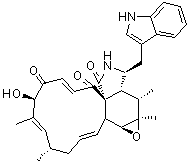 structure of CAS# 50335-03-0, 球毛壳菌素 A