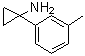 1-(3-甲基苯基)环丙胺分子结构 (CAS 503417-30-9)