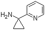 1-(2-吡啶基)环丙胺分子结构 (CAS 503417-37-6)