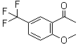 structure of CAS# 503464-99-1, 2'-Methoxy-5'-(trifluoromethyl)acetophenone