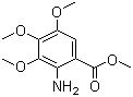 structure of CAS# 5035-82-5, 3,4,5-三甲氧基氨基苯甲酸甲酯
