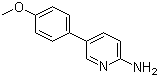 structure of CAS# 503536-75-2, 5-(4-甲氧基苯基)-2-氨基吡啶