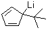 [1-(1,1-二甲基乙基)-2,4-环戊二烯-1-基]锂分子结构 (CAS 50356-03-1)