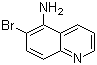 5-氨基-6-溴喹啉分子结构 (CAS 50358-39-9)