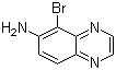 6-氨基-5-溴喹喔啉分子结构 (CAS 50358-63-9)