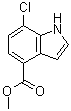 4-Carbomethoxy-7-chloroindole molecular structure (CAS 503816-69-1)