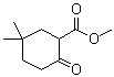 5,5-二甲基-2-氧代环己甲酸甲酯分子结构 (CAS 50388-51-7)