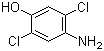 4-氨基-2,5-二氯苯酚分子结构 (CAS 50392-39-7)