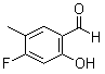 4-氟-2-羟基-5-甲基苯甲醛分子结构 (CAS 504414-06-6)