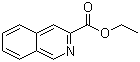 structure of CAS# 50458-79-2, 异喹啉-3-甲酸乙酯