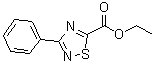 3-苯基-1,2,4-噻二唑-5-羧酸乙酯分子结构 (CAS 50483-79-9)