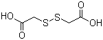 2,2'-二硫基二乙酸分子结构 (CAS 505-73-7)