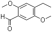 2,5-二甲氧基-4-乙基苯甲醛分子结构 (CAS 50505-61-8)