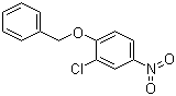 4-苄氧基-3-氯硝基苯分子结构 (CAS 50508-54-8)