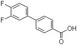 3',4'-Difluorobiphenyl-4-carboxylic acid molecular structure (CAS 505082-81-5)